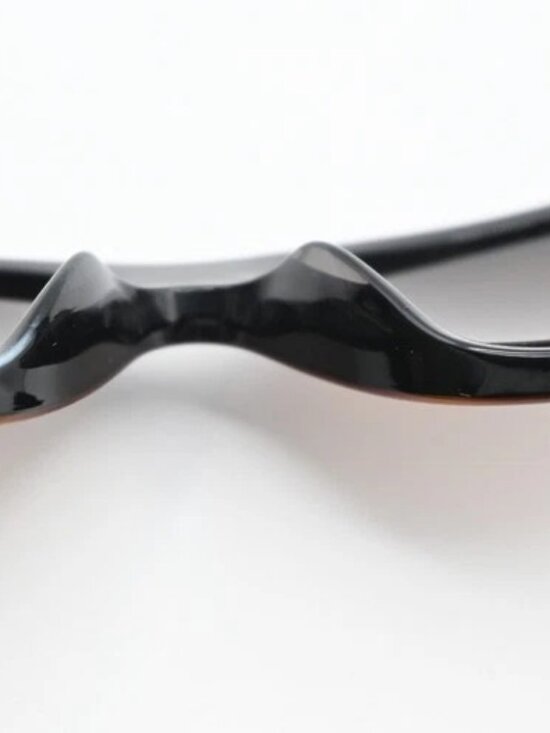 CHANEL CC Logos Sunglasses Eye Were Plastic Metal Brown 5123 67RL842